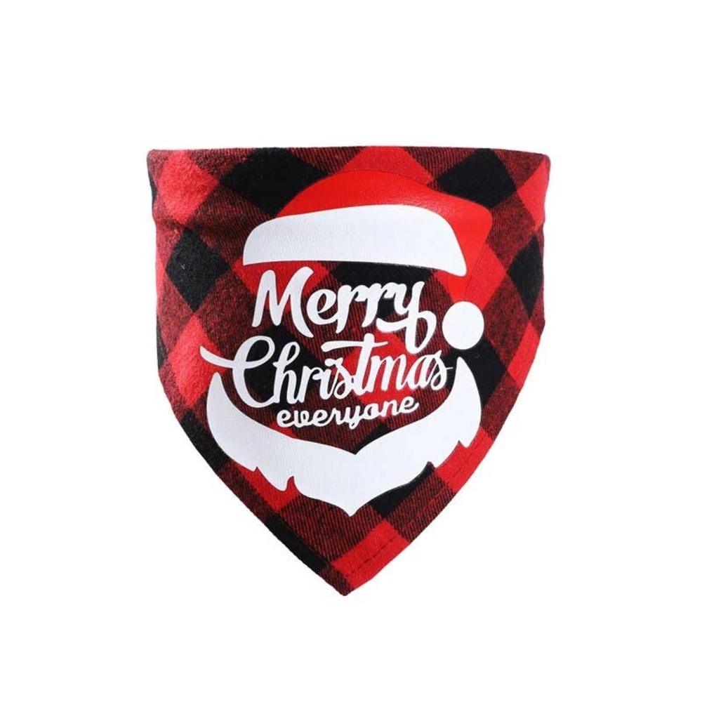 Merry Christmas - Pet Bandana - Red